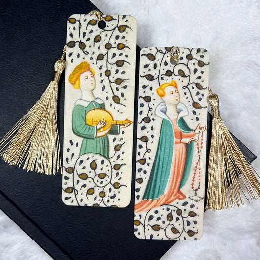 Medieval Couple Bookmark Set
