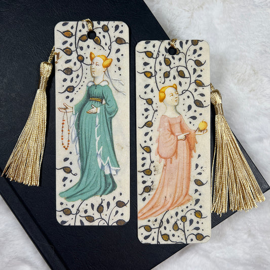 Medieval Women Bookmark Set 1