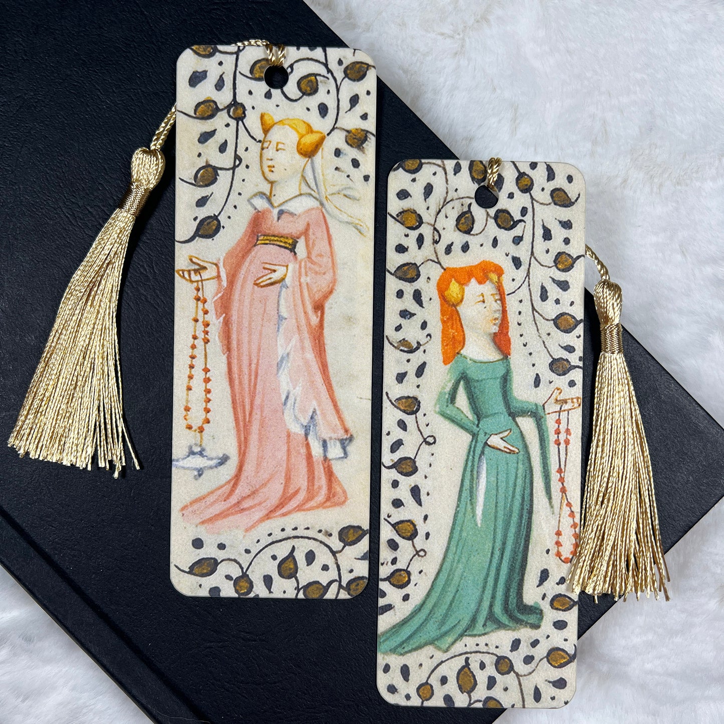 Medieval Women Bookmark Set 2