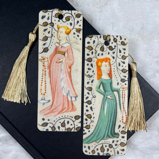 Medieval Women Bookmark Set 2